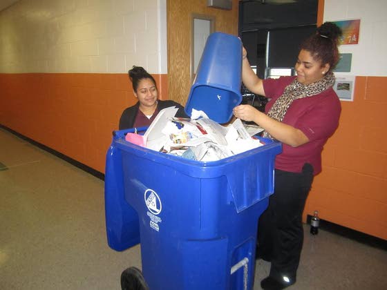 Key Club lobbies for, finally sets up recycling at Pleasantville High School
